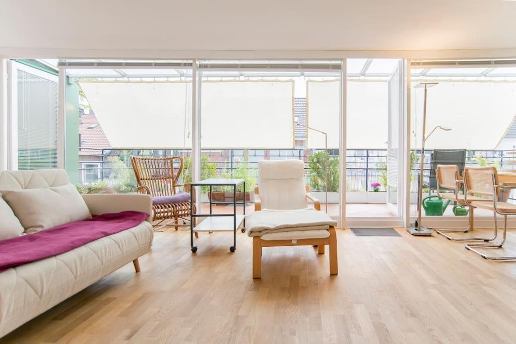 Modernes, sonniges Appartement im Herzen von Düsseldorf Exterior foto
